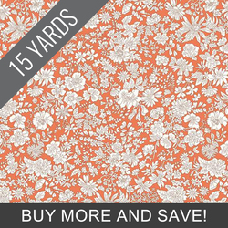Emily Belle in Tangerine - 15 Yard Bolt