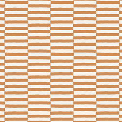 Wide Checker Stripe in Golden Brown
