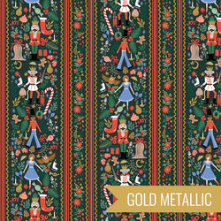 Nutcracker March in Evergreen Metallic