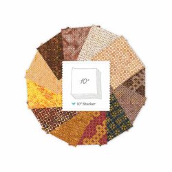 Expressions Batiks 10" Square Pack in Echoes Sandstone A