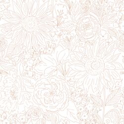 Paperie in Dusty Rose on White