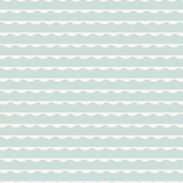 Ruffle Stripe in Mint