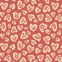 Large Wild Hearted in Peach Spicy and Clay