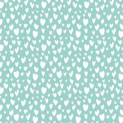 Hearts in Aqua
