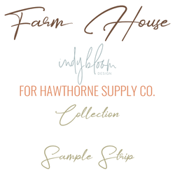 Farm House Sample Strip