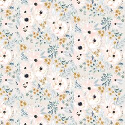 Little Autumn Sunflower Meadow in Crystal Pink