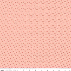 Cross Stitch Hearts in Pink