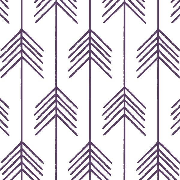 Vanes in Aubergine on White