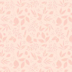 Leaves Silhouette in Light Pink