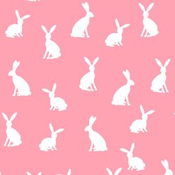 Cottontail Silhouette in Rose Pink