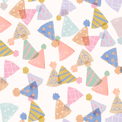 Party Hat in Bright Pastel