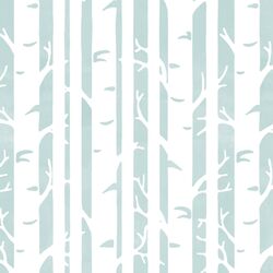 Birches in Glacier Blue