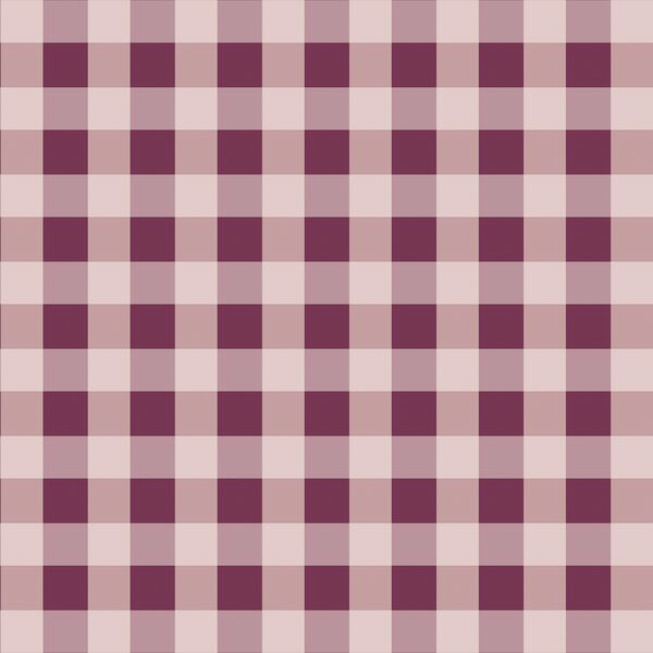 Gingham in Mulberry