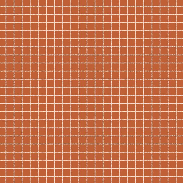 Jingle Grid in Pink on Berry Red