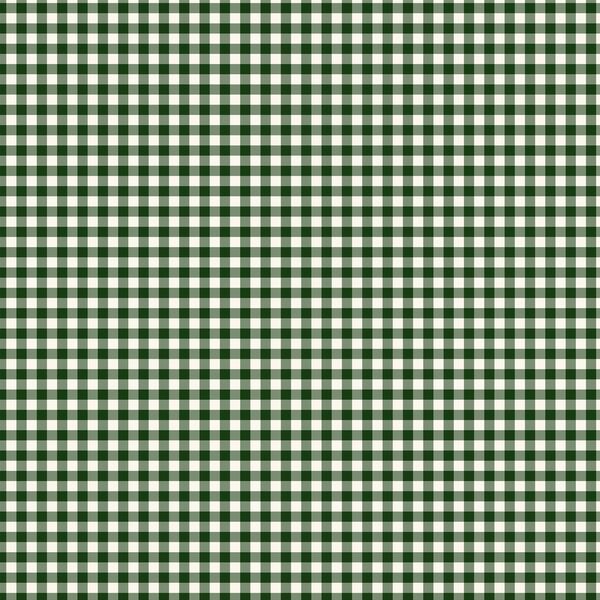 Gingham in Dark Green