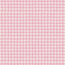 Striped Houndstooth in Mauve Pink
