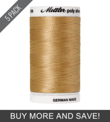 Champagne (2596-0532) - Poly Sheen - 875 Yards (5 Pack)