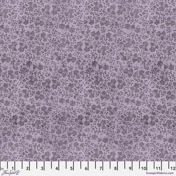 Tiny Print in Purple