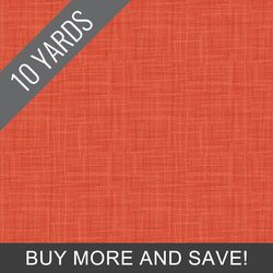 Grasscloth Cottons in Orange - 10 Yard Bolt