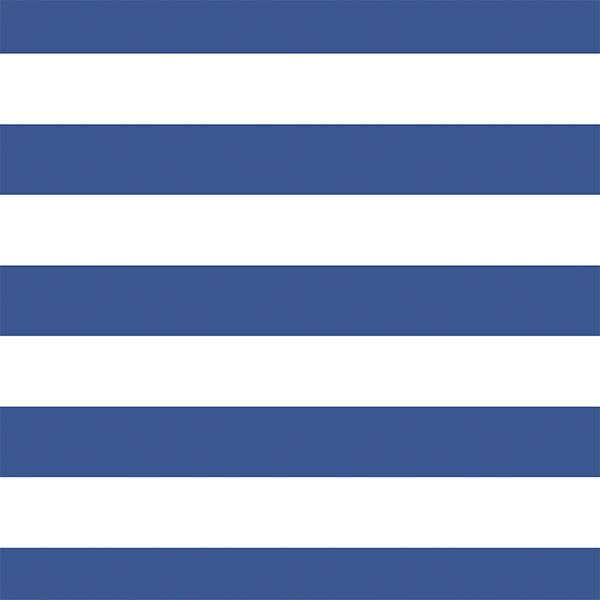 Horizontal Play Stripe in Blue Jay