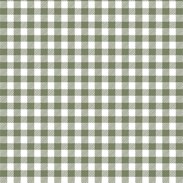 Small Buffalo Plaid in Olive