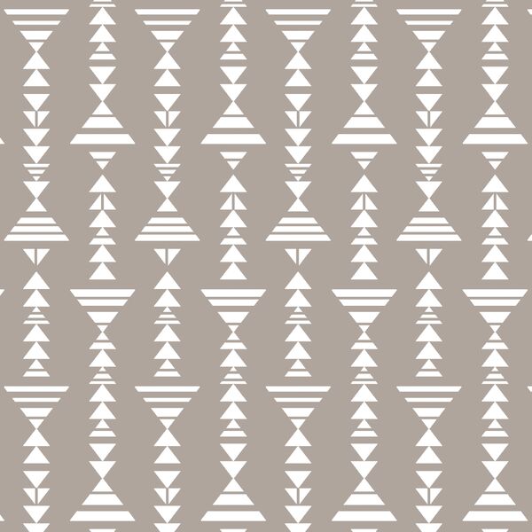 Little Tribal Stripe in Taupe