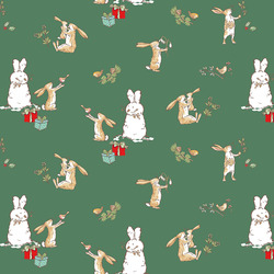 Bunny Scenes in Forest