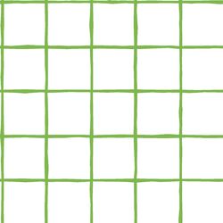 Windowpane in Greenery on White