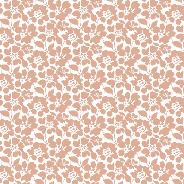 Roundabout Floral in Cow Hide