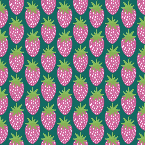 Strawberries in Emerald