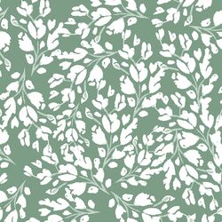 Large Frost Floral in Spearmint Green