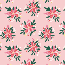 Merry Bouquet in Pink Poinsettia