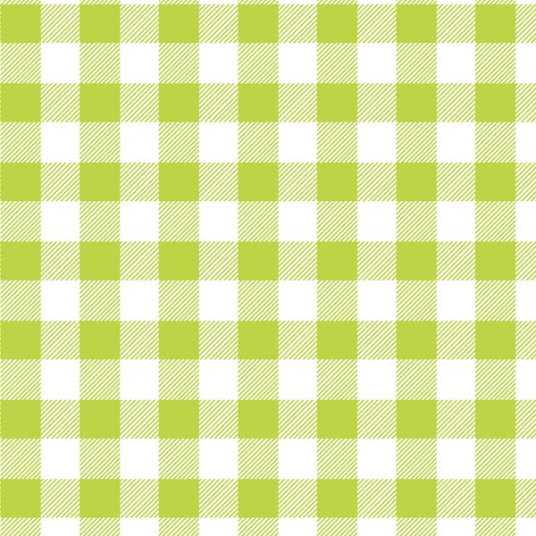 Medium Buffalo Plaid in Lime