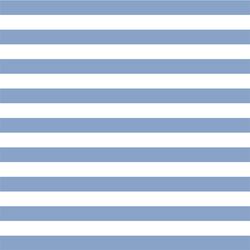 Horizontal Candy Stripe in Cornflower