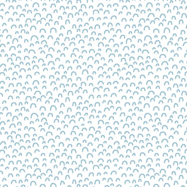 Doodle in Bluebell on White