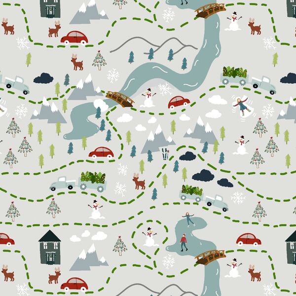 Christmas Roadtrip in Mist