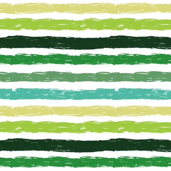 Happy Stripe in Green