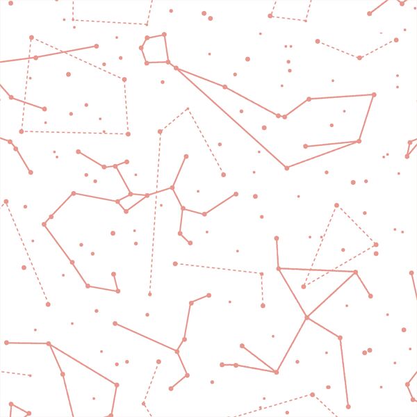 Star Charts in Tulip on White