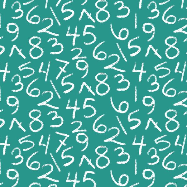 Tossed Numbers in Jade