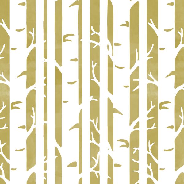 Birches in Brass