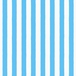Vertical Stripes in Sky Blue
