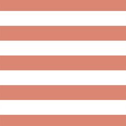 Horizontal Play Stripe in Desert Rose