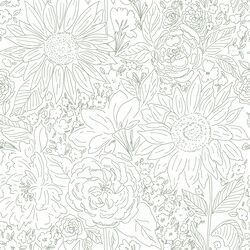 Paperie in Lucky Green on White