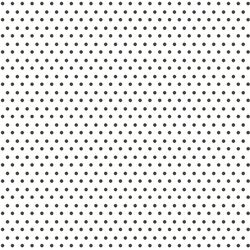 Winter Dot in Brown on White