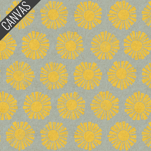 Sunshine Canvas in Sky Blue Unbleached