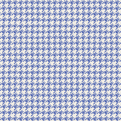 Striped Houndstooth in Royal Blue