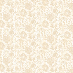 Tonal Floral in Cream Tan