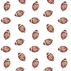 Little Footballs in White