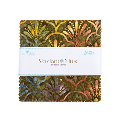 Expressions Batiks 5" Square Pack in Verdant Muse