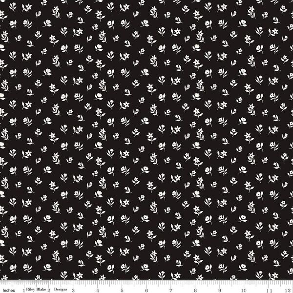 Flower Toss in Black